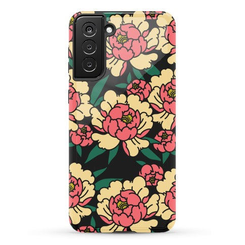 Traditional Tattoo Peony Red Phone Case