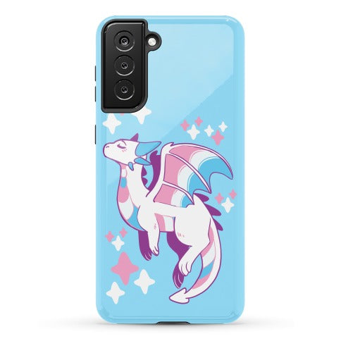 Trans Pride Dragon Phone Case