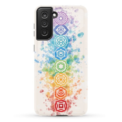 Watercolor Chakra Symbols Phone Case