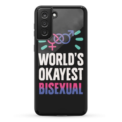 World's Okayest Bisexual Phone Case