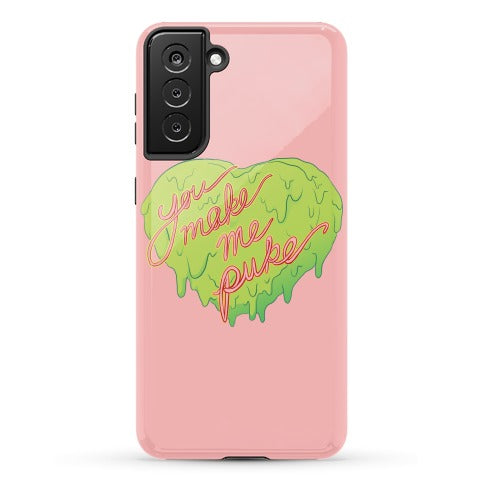 You Make Me Puke - Conversation Hearts Phone Case