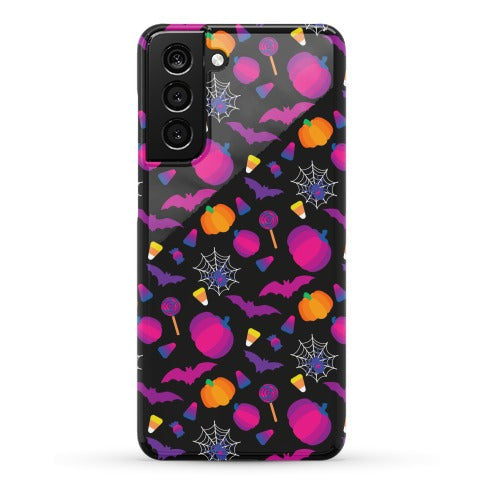 Bisexual Pride Halloween Pattern Phone Case