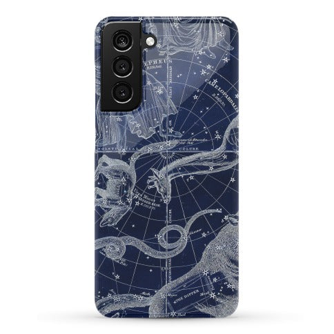Blue and White Constellations Phone Case
