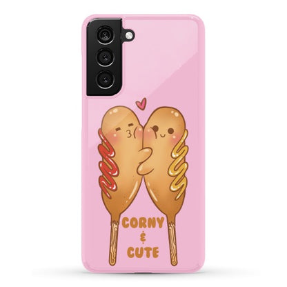 Corny and Cute (pink) Phone Case