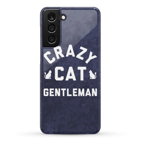 Crazy Cat Gentleman Phone Case