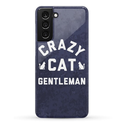 Crazy Cat Gentleman Phone Case