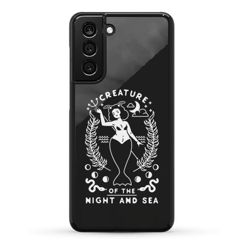 Creature of the Night and Sea Phone Case