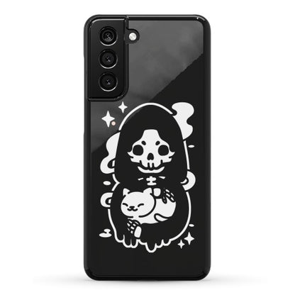 Death and Kitty Phone Case