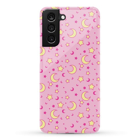Dreamy Pastel Moon And Stars Phone Case