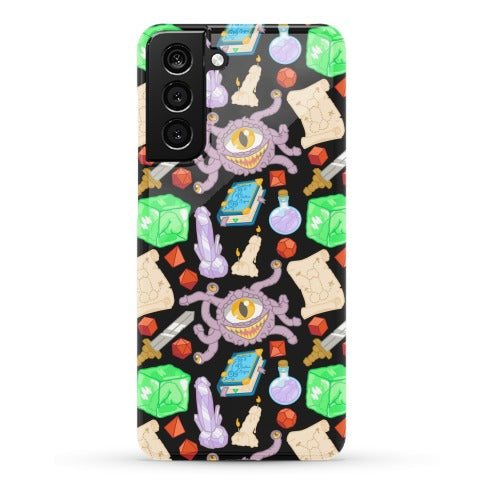 Dungeons and Dragons Hidden Peen Pattern Phone Case