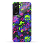 Faux Retro Arcade Carpet Pattern Phone Case