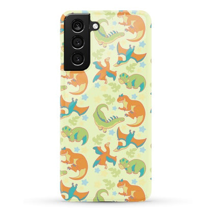 Funky Dinosaur Friends Pattern Phone Case