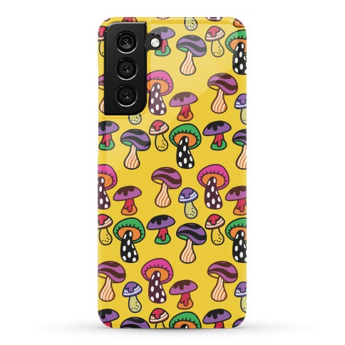Funky Mushroom Pattern Phone Case