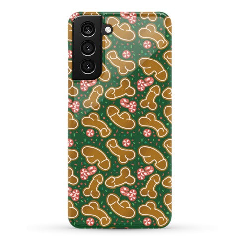 Gingerbread and Candy Cane Penises  Phone Case