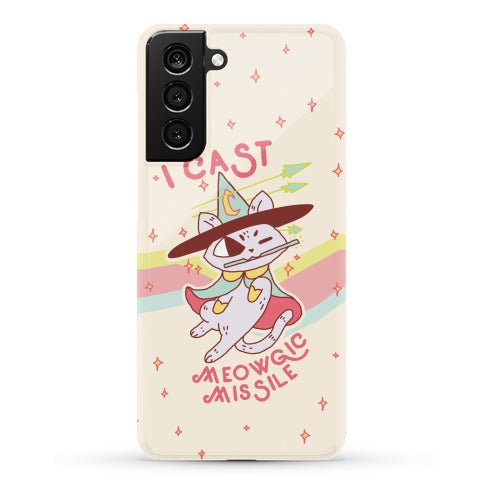 I Cast Meowgic Missile  Phone Case