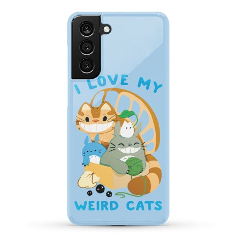 I love my weird cats Phone Case