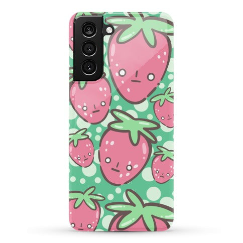 Indifferent Strawberries Phone Case