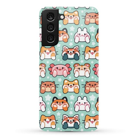 Kawaii Squishy Face Animals Phone Case