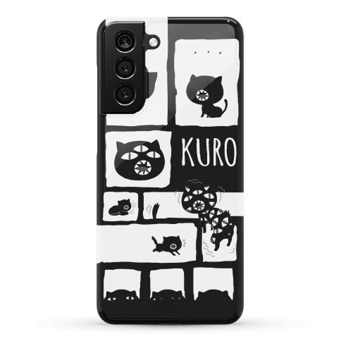 Kuro Cat Pattern Phone Case