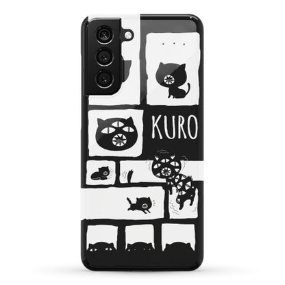 Kuro Cat Pattern Phone Case