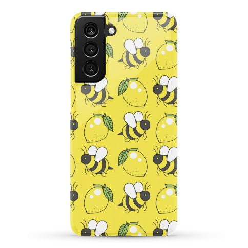 Lemon and Bee Phone Case