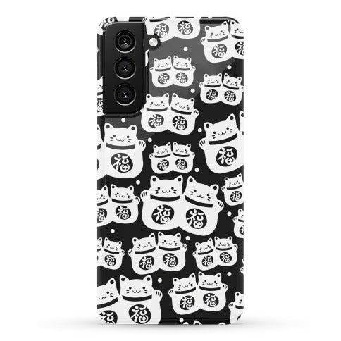 Lucky Cat Pattern Phone Case