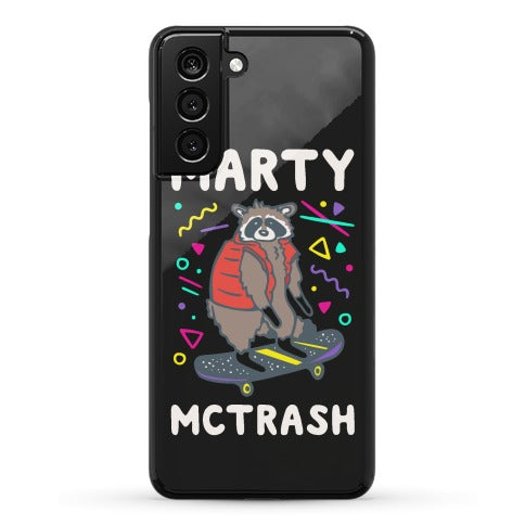 Marty McTrash Raccoon Parody Phone Case