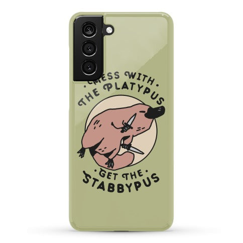 Mess With The Platypus Get the Stabbypus Phone Case