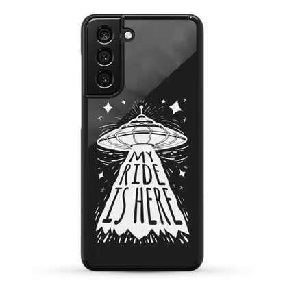 My ride Is Here Phone Case