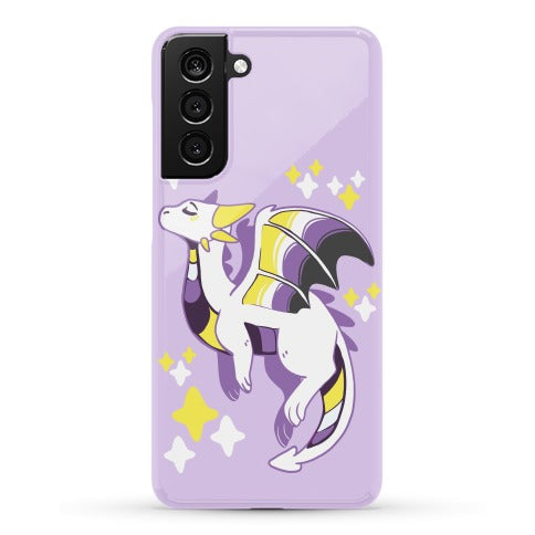 Non-Binary Pride Dragon Phone Case