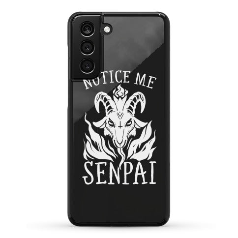 Notice Me Senpai! (Baphomet) Phone Case