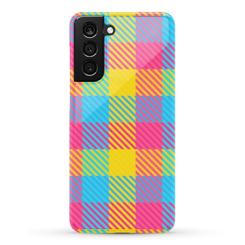 Pan Pride Flag Plaid  Phone Case