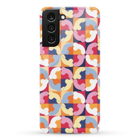 Penis Tile Pattern Phone Case