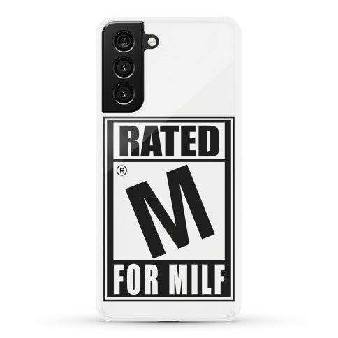 Rated M For Milf Parody Phone Case