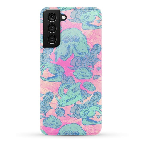 Skulls and Flowers Phone Case