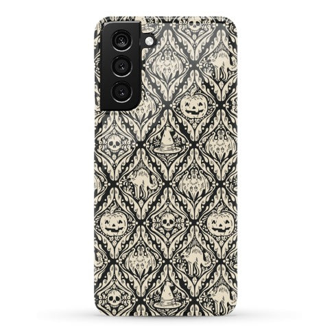 Spooky Vintage Halloween Pattern Phone Case