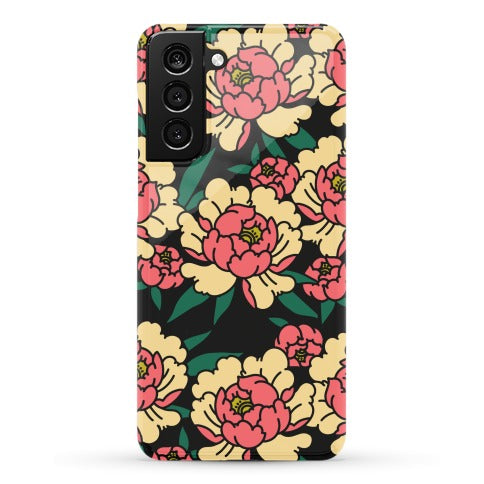 Traditional Tattoo Peony Red Phone Case