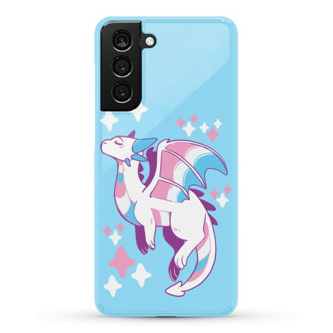 Trans Pride Dragon Phone Case