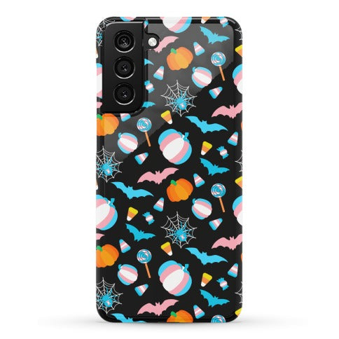Transgender Pride Halloween Pattern Phone Case