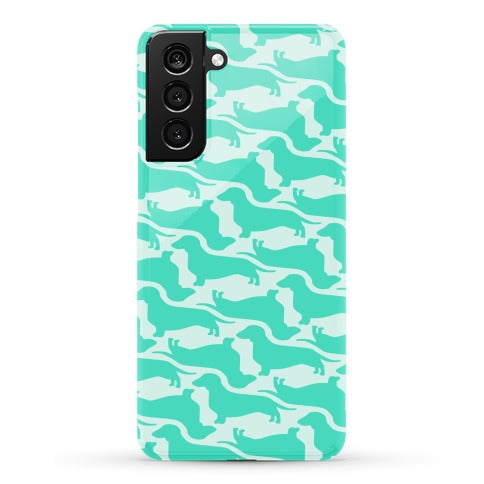 Wiener Dog Pattern Phone Case