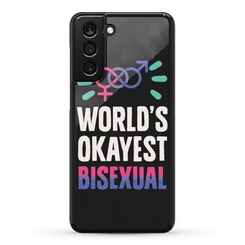 World's Okayest Bisexual Phone Case