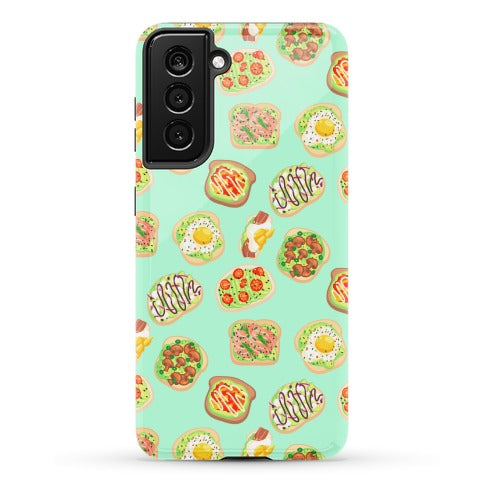 Avocado Toast Pattern Phone Case