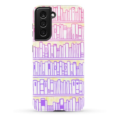 Bookshelf Pattern Phone Case