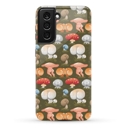 Butt Mushroom Pattern Phone Case