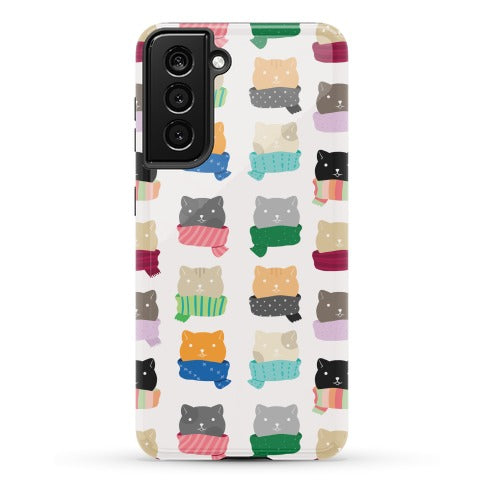 Cats In Scarfs Pattern Phone Case