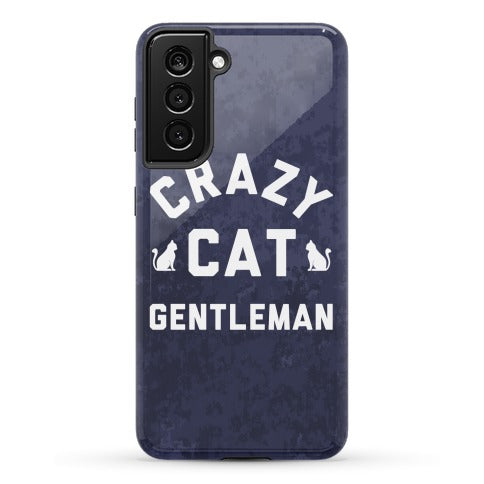 Crazy Cat Gentleman Phone Case
