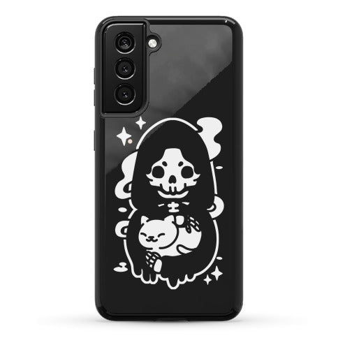Death and Kitty Phone Case