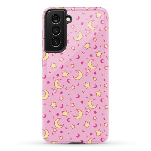 Dreamy Pastel Moon And Stars Phone Case