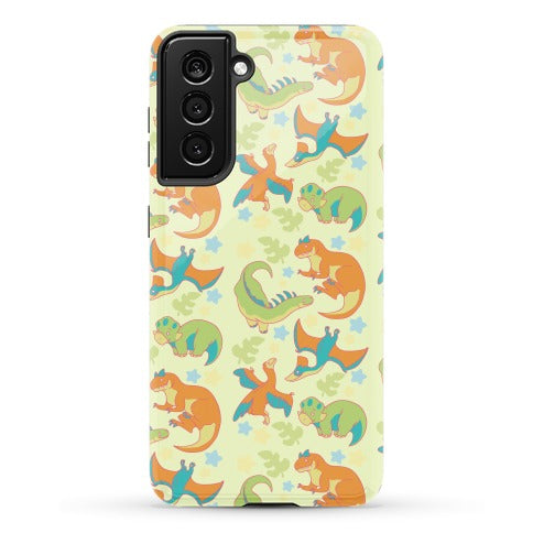 Funky Dinosaur Friends Pattern Phone Case