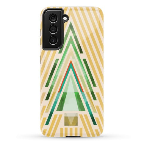 Geometric Summer Tree Phone Case